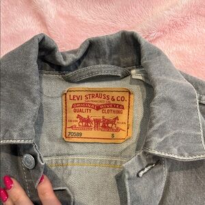 Levi's Classic Gray Denim Jacket